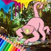 Pic Coloring Of Monkey For Edition