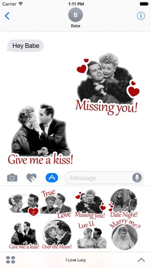 I Love Lucy - True Love Stickers(圖1)-速報App