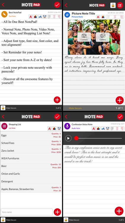 Notepad Everything - Note with Lock, Photo, Voice screenshot-4