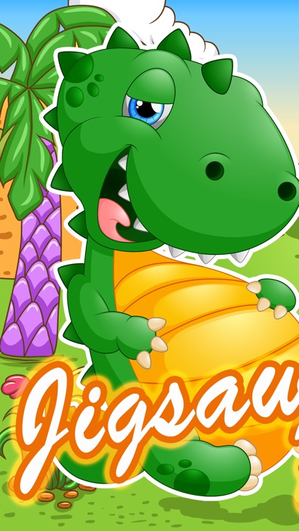 Dino jigsaw puzzles 2 to pre-k educational games