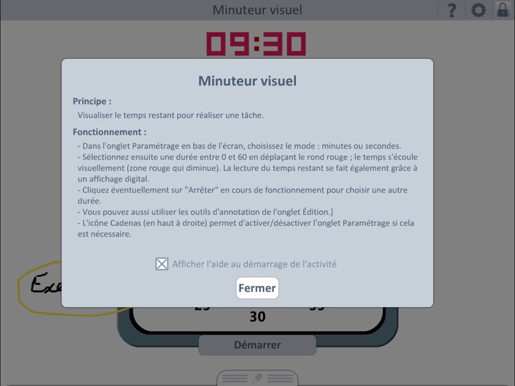 Outils pour l'école : Minuteur visuel