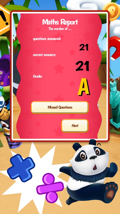 Math Run: Panda Chase