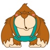 Goola, the funny big gorilla for iMessage Sticker