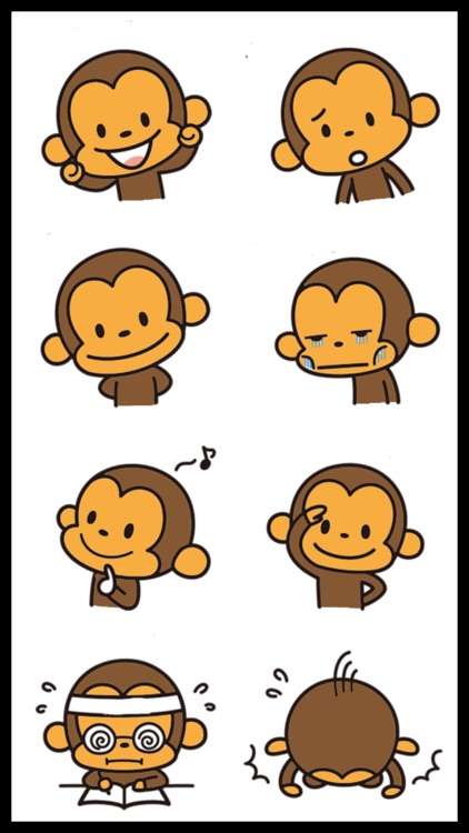 Best Funny Monkey Stickers screenshot-3