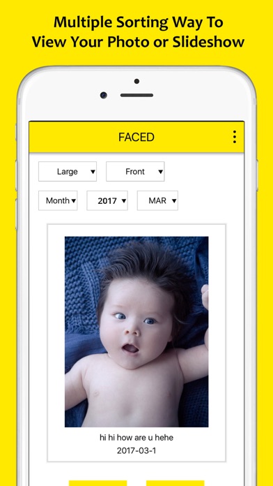 FACED – Face Changes Tracker (Photo & Slideshow) screenshot 3