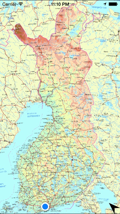 Map of Finland