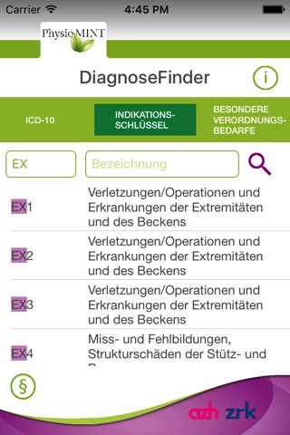 DiagnoseFinder screenshot 3
