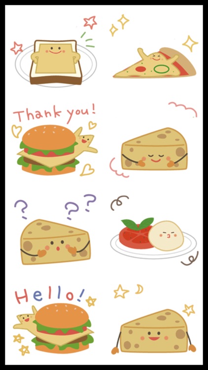 Cheese Stickers