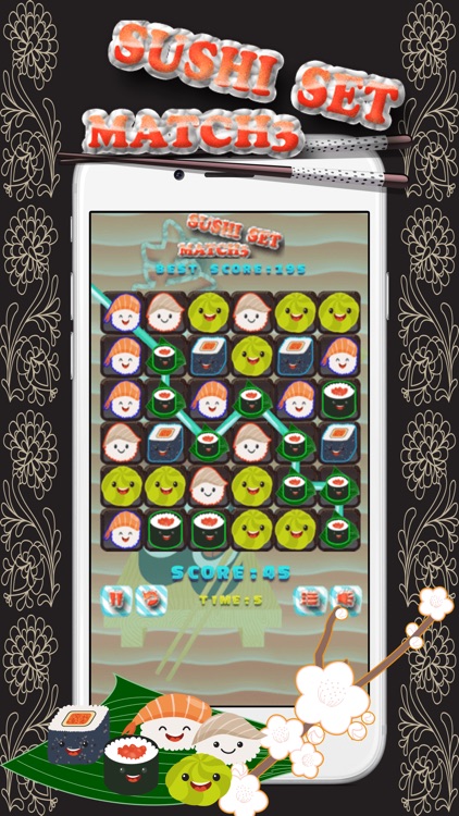 Sushi Set Macth 3 screenshot-3