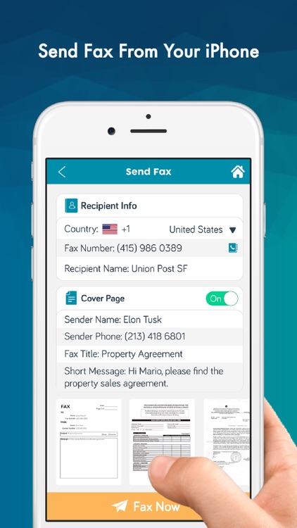 FAX from iPhone Pro - Send Fax App by Easy Fax