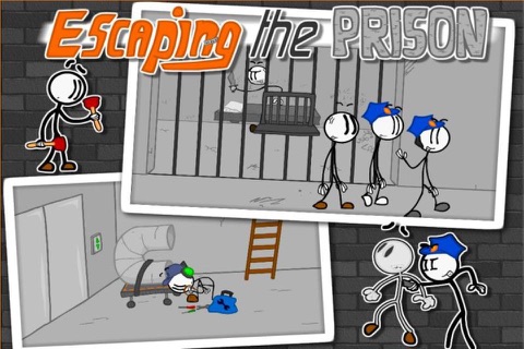 Stick Man Prison Escaping Classic screenshot 3