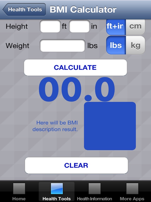 Bmi Calculator Body Mass Index Calculation App On The App Store