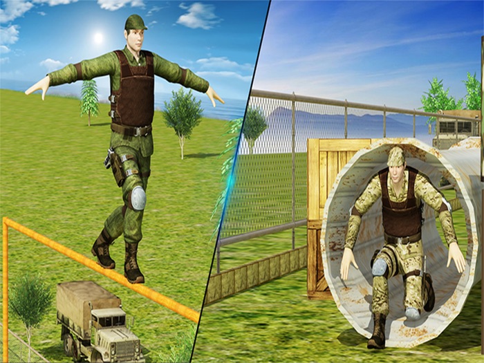 US Army Heroes Training  Military Obstacle Course