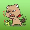 Grumpy Beaver Stickers