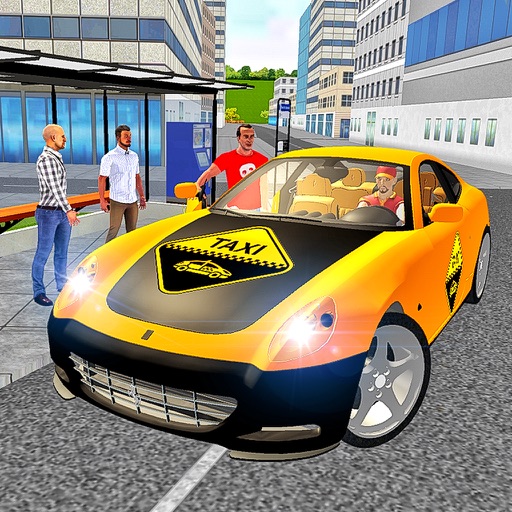 Taxi Driver 3D City Rush Duty Icon