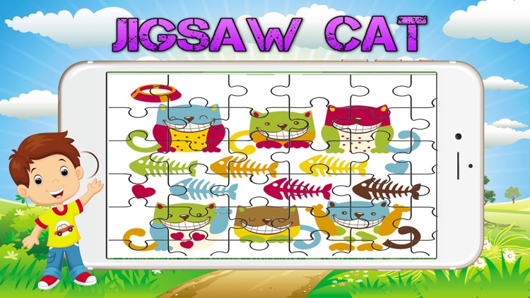 Cartoon Cats Huge Jigsaw Puzzle