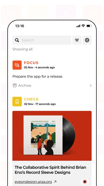 Focus - Manage distractions