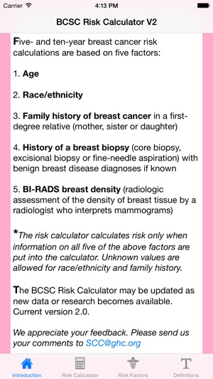 BCSC Risk Calculator(圖1)-速報App