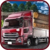 wood transporter cargo truck 3d