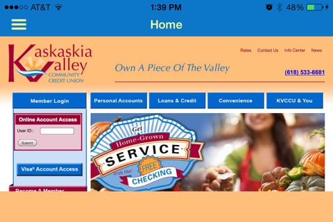 Kaskaskia Valley Community CU screenshot 3