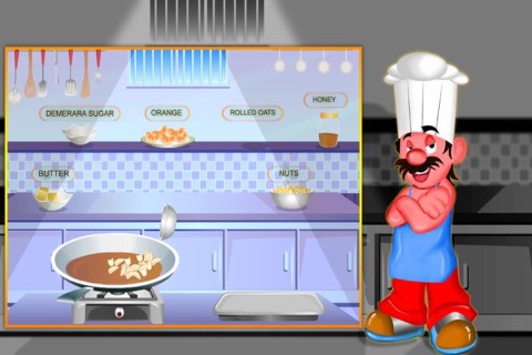 Nutty Flapjacks Recipe Cooking screenshot 2
