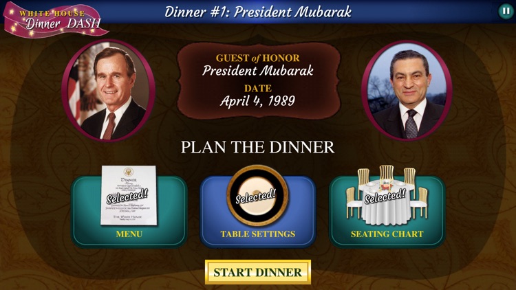 White House Dinner Dash