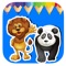 Coloring Book Game Lion And Panda Version