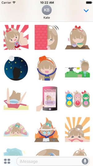 Mayu, the fashionable girl for iMessage Sticker(圖2)-速報App