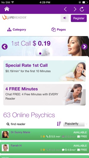 LifeReader - Live Psychic Chat and Phone Readings(圖3)-速報App