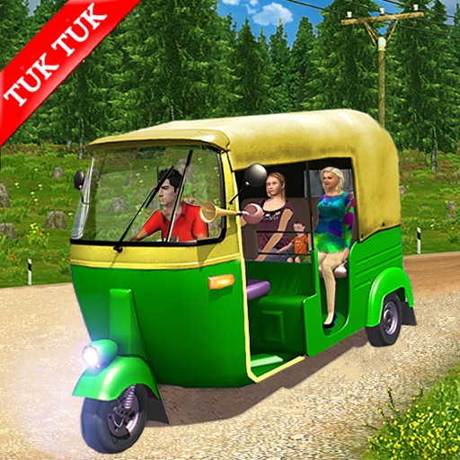 Drive Tuk Tuk Modern Rickshaw Auto Parking -3D Pro icon