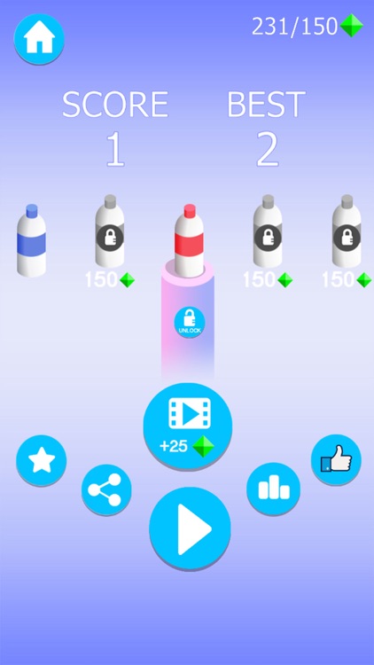 Rolling Water Bottle - Super Flip Challenge Game