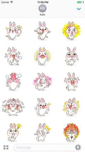 Rascal The Cute Little Rabbit Stickers(圖1)-速報App