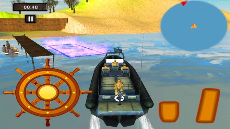 Military Boat Sea Border – Ship Sailing Game Sim screenshot-3