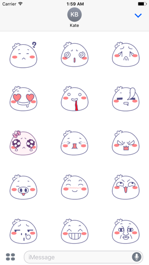 Steamed Stuffed Face - Animated Stickers Emoticons(圖2)-速報App