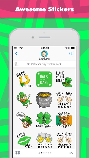 St. Patrick's Day Sticker Pack贴纸，设计：Beejaydel(圖1)-速報App