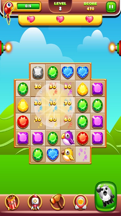 Jewel World Crush - Match 3 Puzzle Game