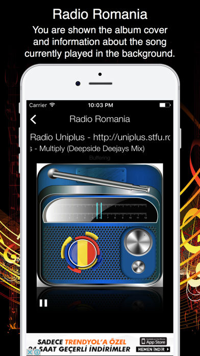 Radio Romania - Live Radio Listening screenshot 2