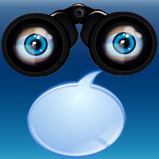 Talking Goggles - a camera with speech icon