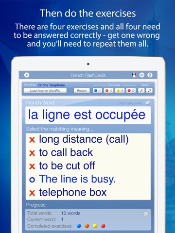 Declan French FlashCards for iPad screenshot 4