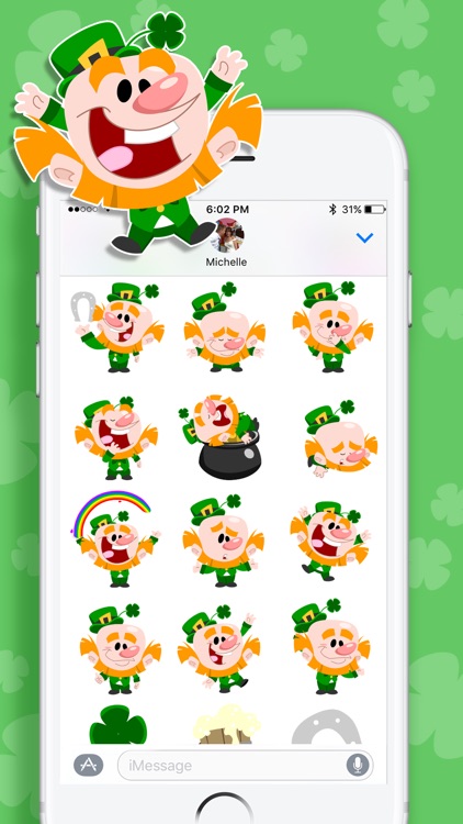 Luck of the Irish Animated Stickers