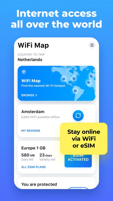 WiFi Map: Internet, eSIM, VPN Screenshot
