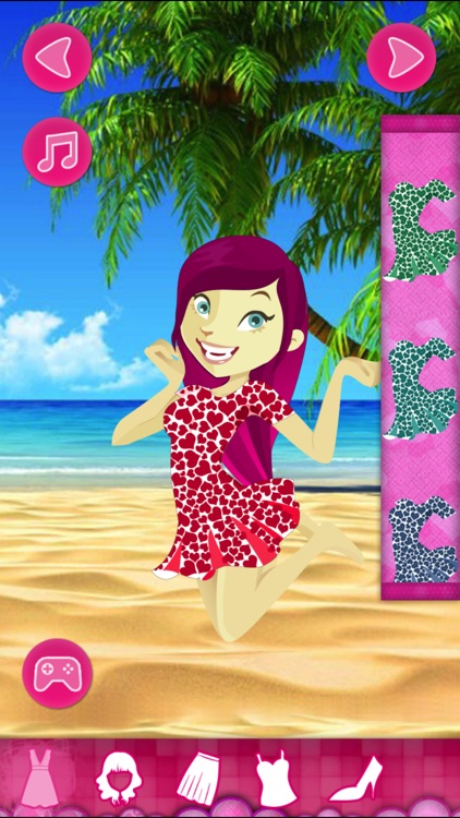 Summer Girl Fashionable for the Beach