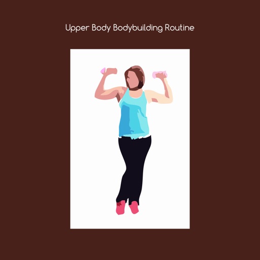 Upper body bodybuilding routine icon