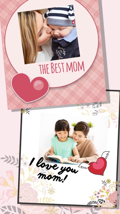 Mother’s day greeting cards & stickers