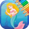 Mermaid Coloring Book Game for Kids