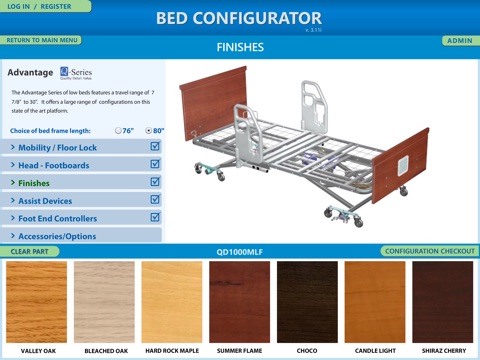 Span Medical Bed Configurator screenshot 4