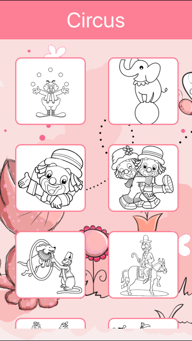 How to cancel & delete Circus Coloring Book for Children: Learn to color from iphone & ipad 3