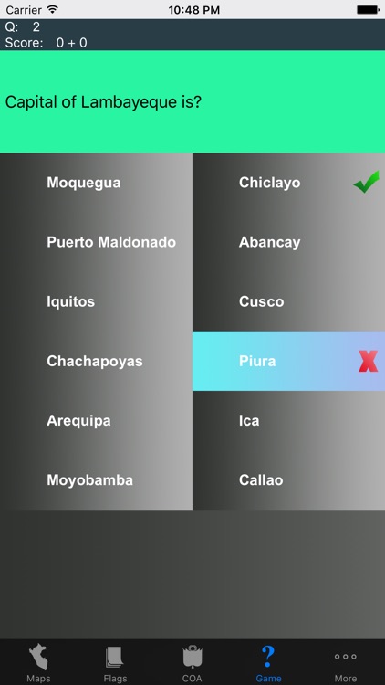 Peru Region Maps and Capitals screenshot-4
