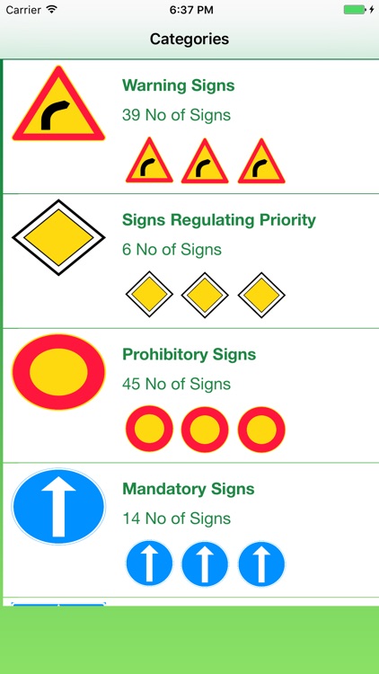 Finland Road Traffic Signs