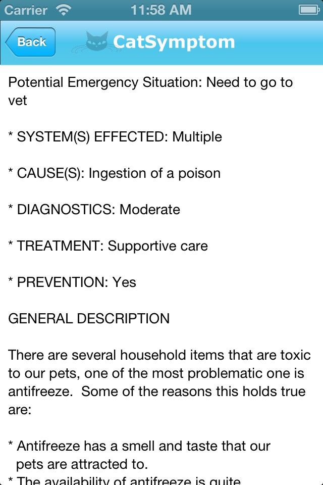 Cat Symptom Checker screenshot 4